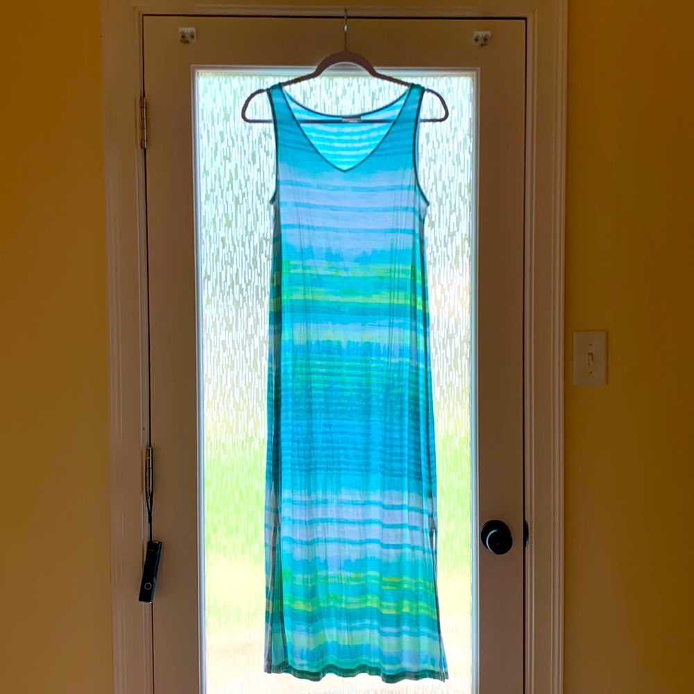 J Jill long tank dress v neck